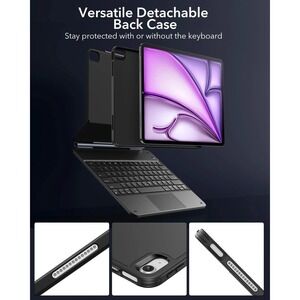ESR Ipad Air 13 Inch Case Keyboard M4/M3/M2, 2026/2025/2024 Magnetic Stand Blue